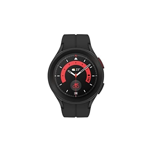 Samsung Galaxy Watch5 Pro Bluetooth (45 mm, Black Titanium, Compatible with Android only)