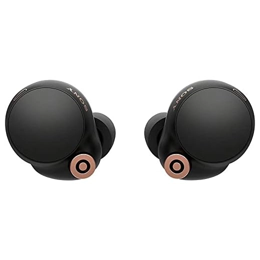 Sony WF-1000XM4 Industry Leading Active Noise Cancellation Multipoint Connection BT 5.2 TWS Truly Wireless in Ear Earbuds with Mic 36Hr Batt. Life WFH Built-in Mic for Clear Calls, Hi-Res Audio-Black