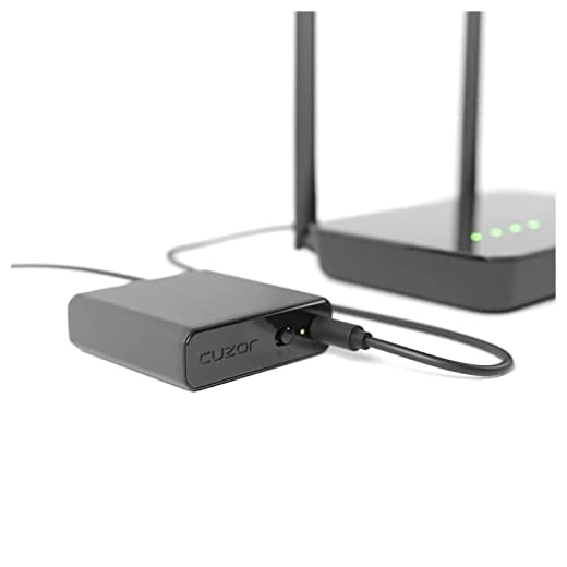 Cuzor UPS for Jio Fiber Router(12V-2.5A) | Upto 4-Hour Power Backup| Replaceable Battery | Supports up to 2.5a| Jio and Airtel Xtreme Compatible