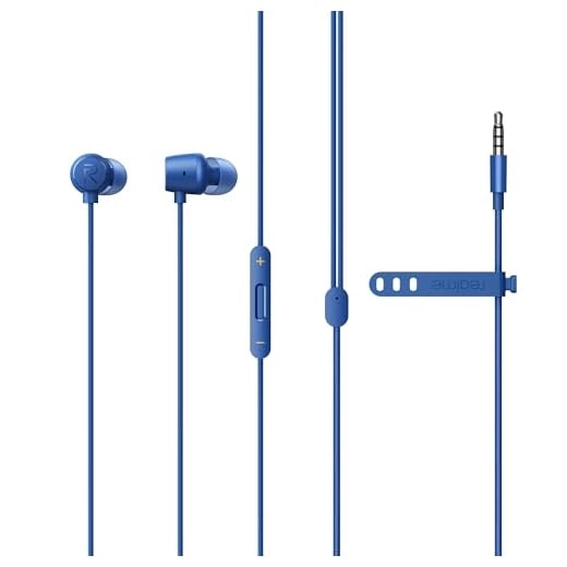 realme Buds 2 Wired in Ear Earphones with Mic (Blue)
