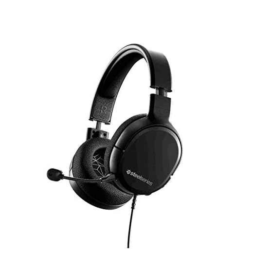 SteelSeries Arctis 1 Wired Detachable Clear Cast Microphone Lightweight Steel-Reinforced Headband Gaming Headset for PC, PS5, PS4, Xbox Series X|S, Xbox One, Nintendo Switch- Black