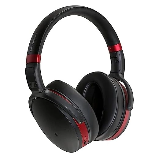 Sennheiser HD 458 ANC Foldable Bluetooth Wireless Over Ear Headphones with Mic, Alexa Built-in - Active Noise Cancellation, 30-Hour Battery Life, USB-C Fast Charging (Black)