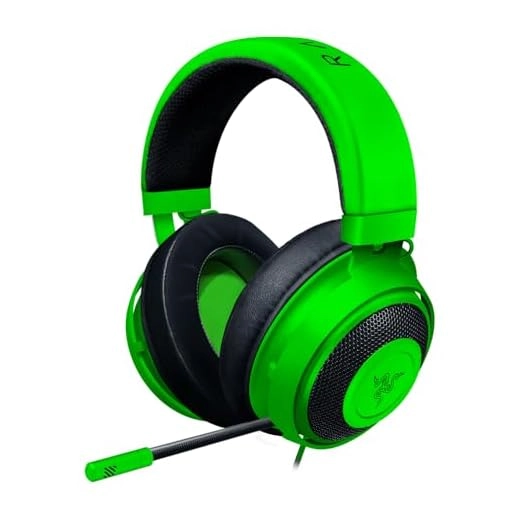 Razer Kraken Multi-Platform Wired Gaming Headset with Cooling Gel-Infused Cushions (Green, RZ04-02830200-R3M1)