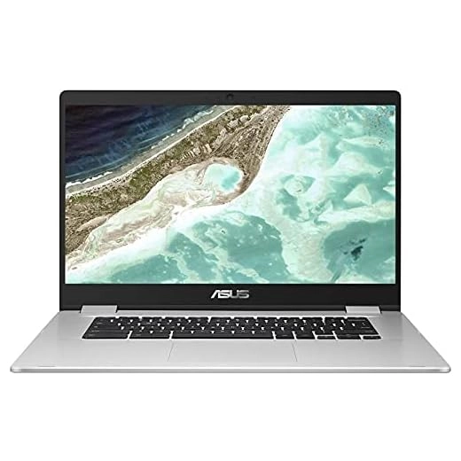 ASUS Chromebook Celeron Dual Core - (4 GB/64 GB EMMC Storage/Chrome OS) C523NA-BR0300 Thin and Light Laptop (15.6 inch, Silver, 1.43 Kg) New