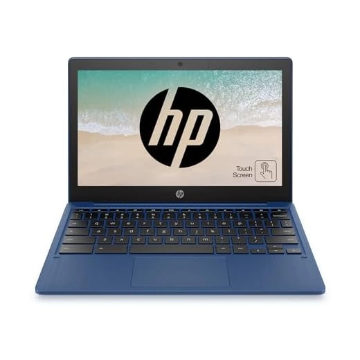 HP Chromebook 11a, MediaTek MT8183 Processor 11.6 inch(29.5 cm) Thin and Light Touchscreen Laptop (4 GB RAM/64 GB eMMC/ Chrome OS 64 /Fast Charge/Google Assistant/Indigo Blue/1.07Kg), na0002MU, 1.07Kg