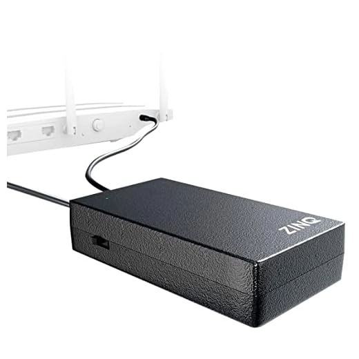 Zinq 12V 2A UPS for Router, Intercom, CCTV, Set-top Box with Upto 4 Hours Power Backup ZQ-6600 (Black)