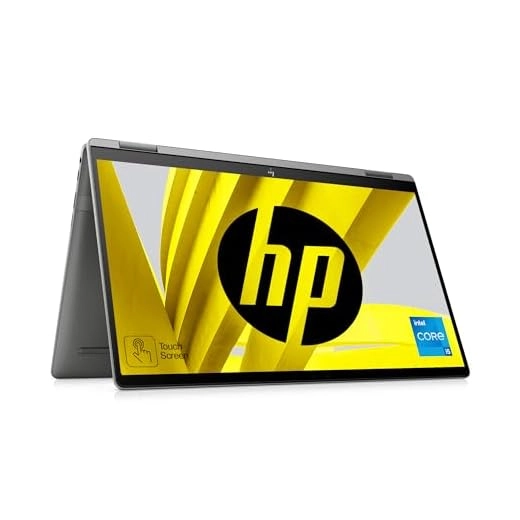 HP Chromebook x360 11th Gen Intel Core i5 14-inch (35.6 cms) FHD, IPS, Micro-Edge, Corning Gorilla Glass Touchscreen Laptop(8GB/256GB SSD/B&O Audio/FPR/Chrome OS/Mineral Silver/1.52 kg), 14c-cc0010TU