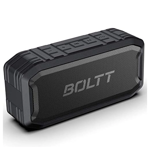 Boltt Fire-Boltt Xplode 1500 Portable Bluetooth Outdoor Speaker, IPX7 Waterproof & Weatherproof with Enhanced Bass (Black), (Model: BS1500)