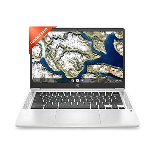 HP Chromebook 14 Intel Celeron N4020-4GB SDRAM/64GB eMMC + 256GB Expandable Storage 14inch(35.6 cm) Thin & Light Touchscreen Laptop (Chrome OS/B&O/Google Assistant/BL Keyboard/1.46 kg),14a-na0003TU