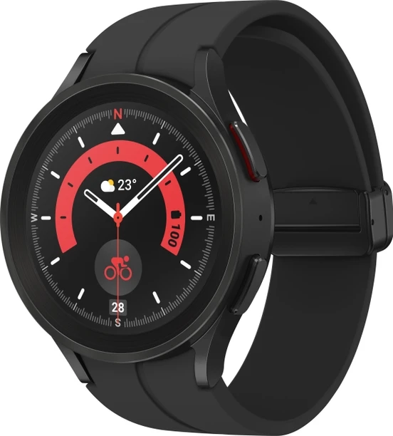 SAMSUNG Watch 5 pro 45mmSuper AMOLED displayBluetooth callingwith advanced GPS tracking