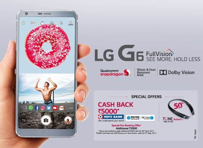 LG G6 pre-booking