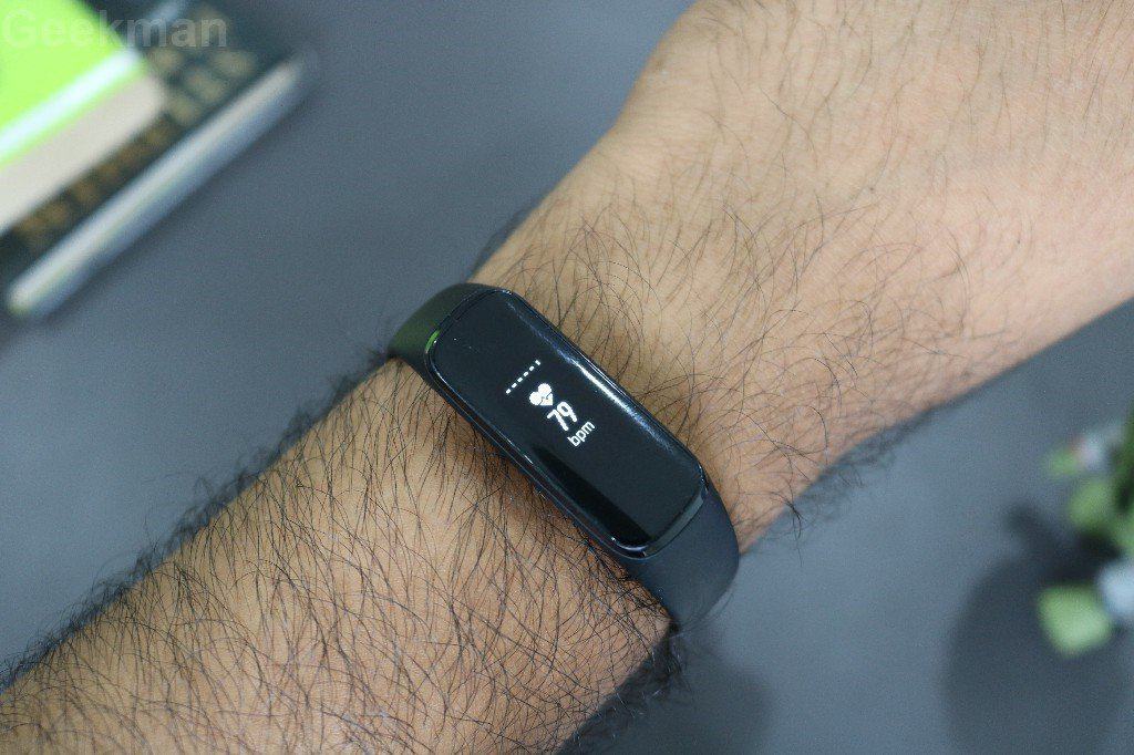 Galaxy Fit e heart rate
