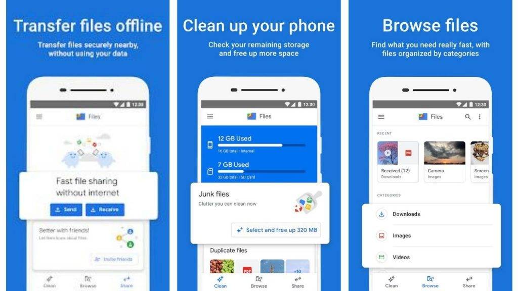 Best File Managers For Android 2022, File Explorer, File Manager 2 Files By Google - Best file managers for android