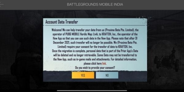 How To Transfer Old PUBG Mobile Account To Battlegrounds Mobile India 5 Battlegrounds Mobile India account transfer