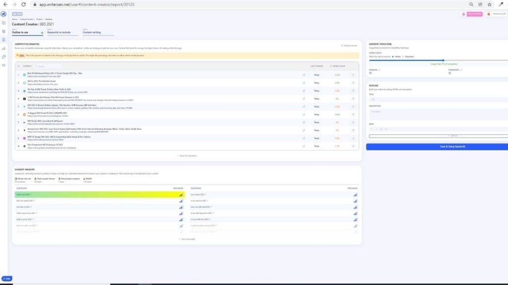 WriterZen Review 2022: Affordable And Must-Have SEO Tool 6 WriterZen Content Creator