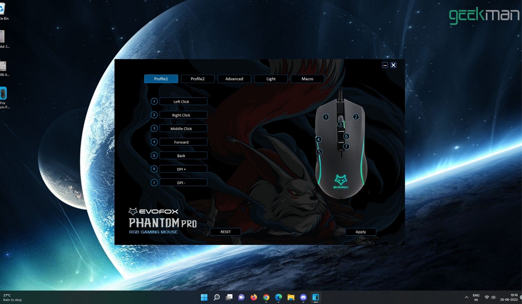 evofox phantom mouse