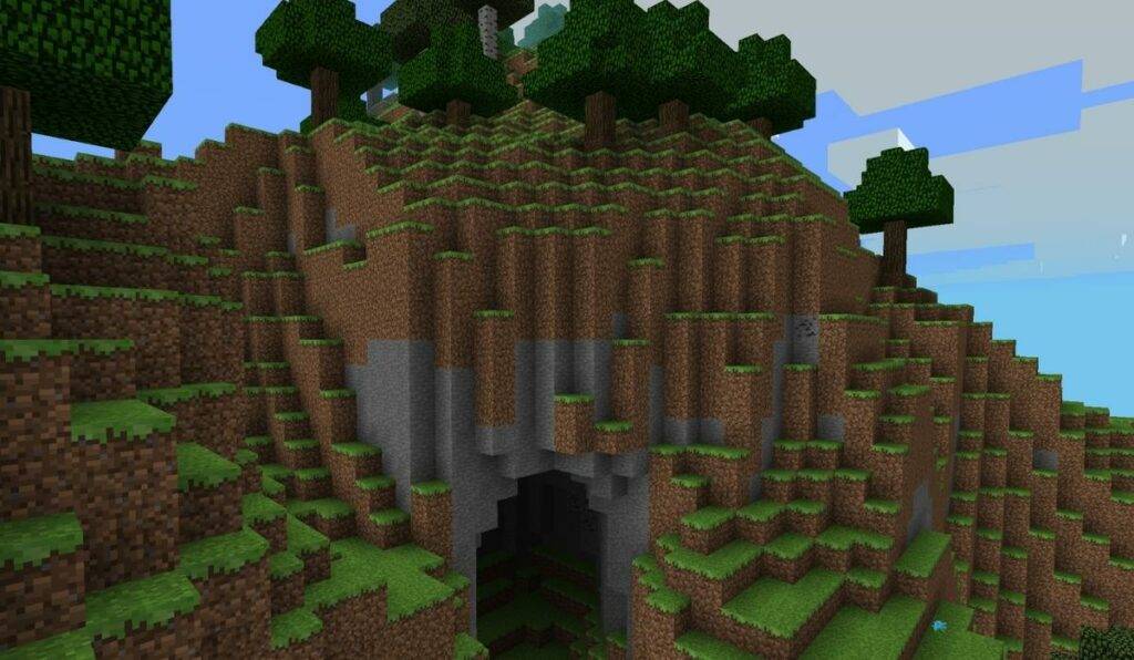 Epic Mountain Cave Minecraft