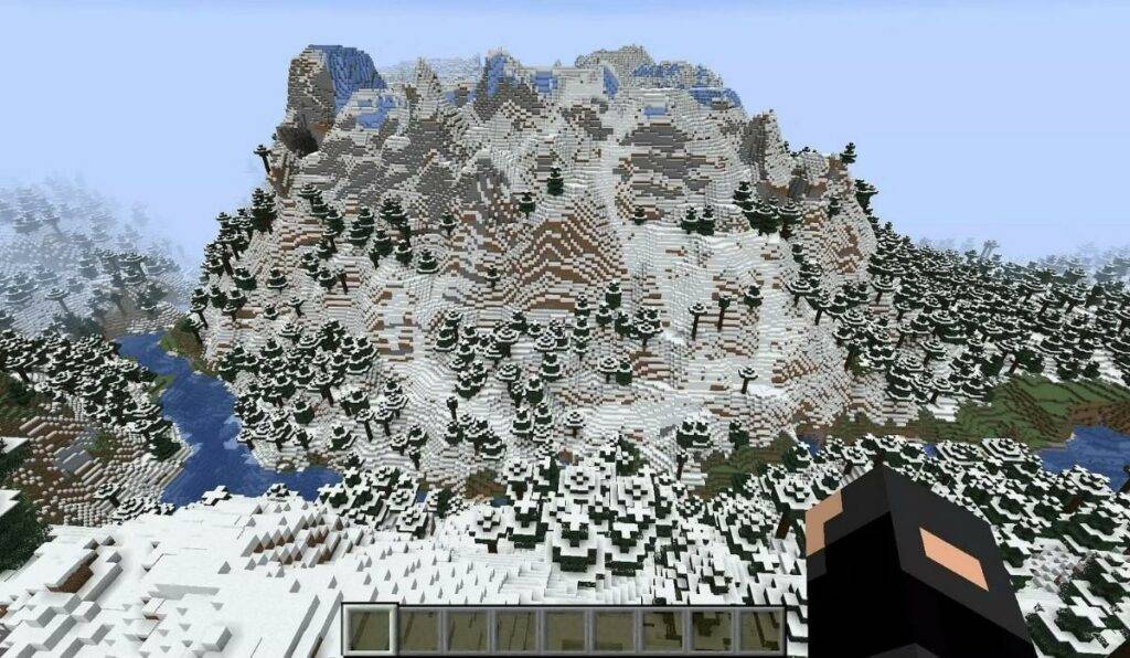 Forests and Frozen Peaks Minecraft