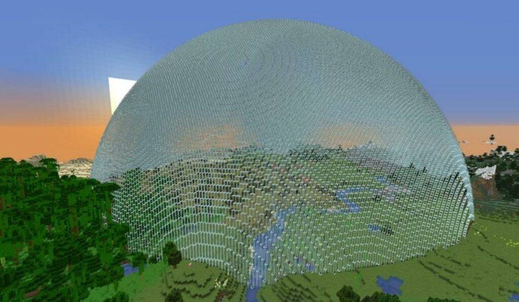 Mountain Dome World Minecraft