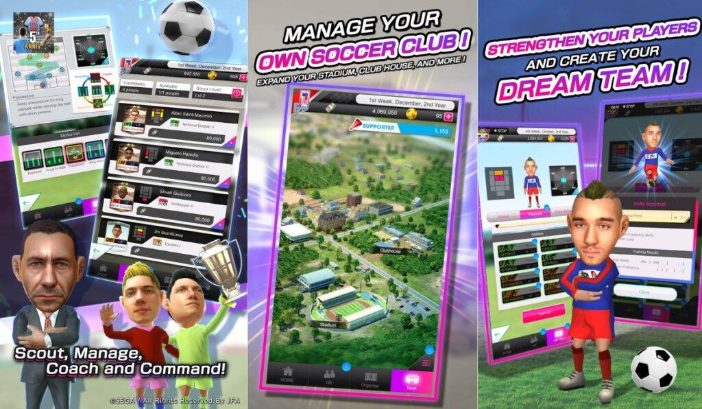 Best football games for Android and IOS (2023) 8 SEGA Pocket Club Manager Android and iOS