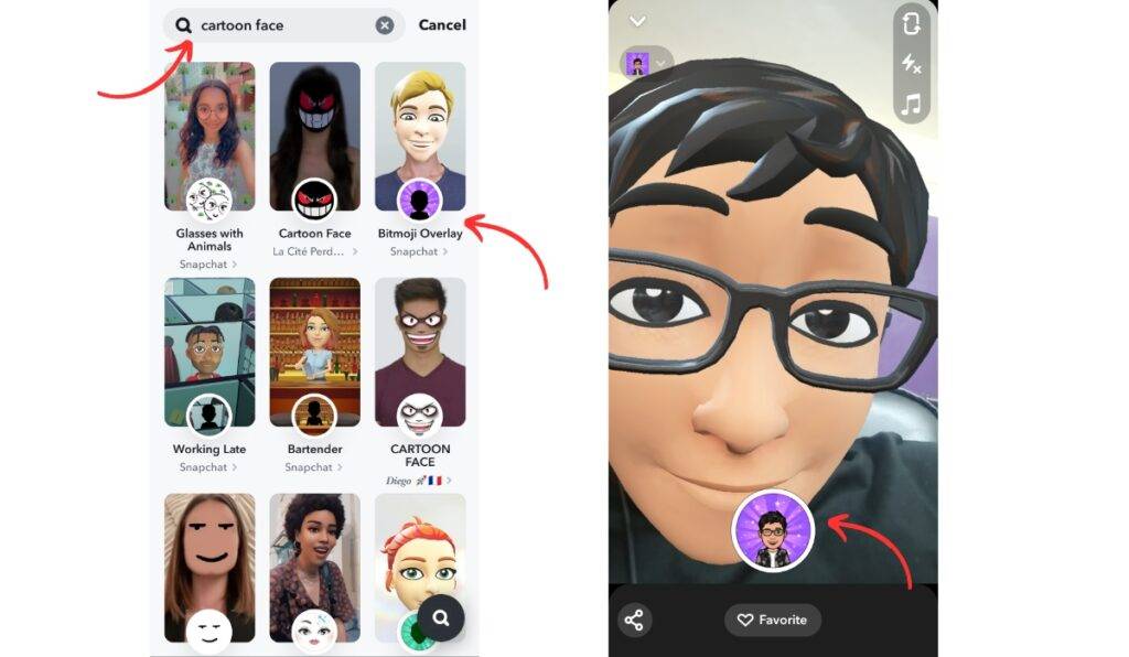 How to use Cartoon Filter on Snapchat-2