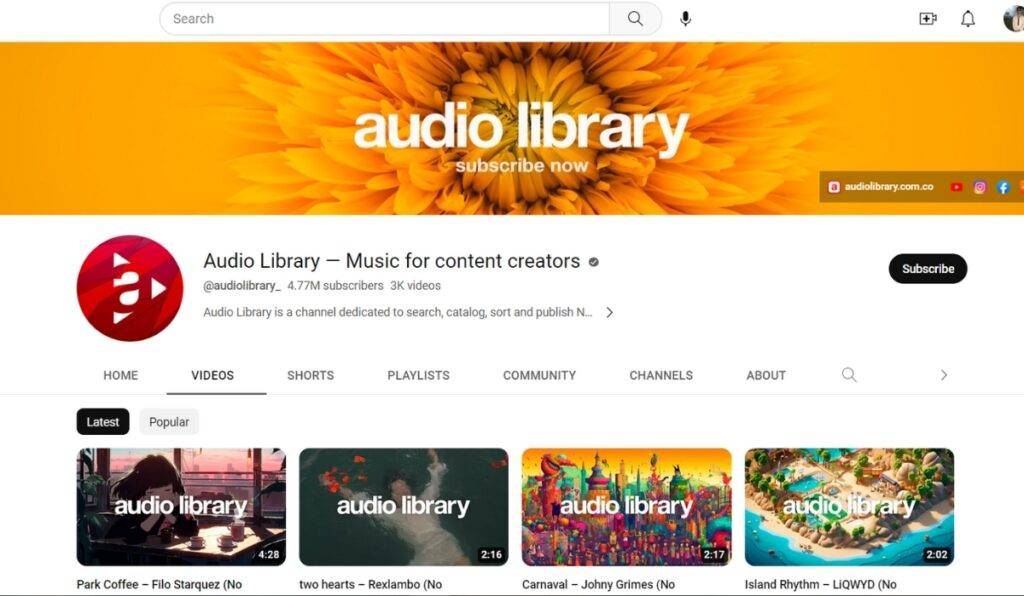 Youtube Audio Library 1 1024x596 